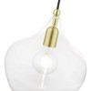 Livex Lighting Aldrich 1 - Light Pendant in  Satin Brass/Polished Brass - 3 of 4
