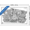Trends International Netflix Stranger Things: Season 5 (2025) - Hawkins Map Framed Wall Poster Prints - 3 of 4