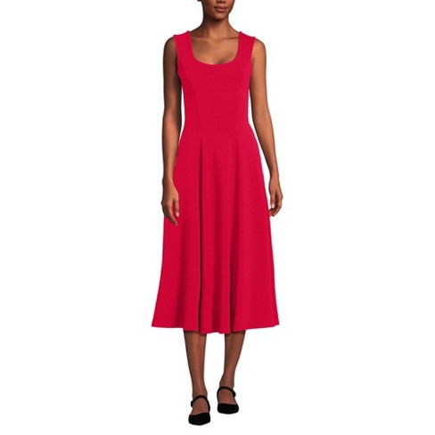 Lands end fit and flare dress sale