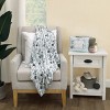 NoJo Warner Bros. Looney Tunes Best Buds Pastel Blue, Yellow, and White Bugs Bunny, Tweety, and Sylvester the Cat Super Soft Baby Blanket - 4 of 4
