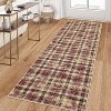 Plaid Rug Area Rug for Bedroom Living Room Modern Classroom Area Rug Neutral Soft Rugs for Nursery Stain Resistant Dining Room Rugs - 3 of 4