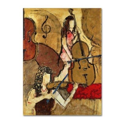 24" x 18" Joarez 'Two Friends' Canvas Art - Trademark Fine Art