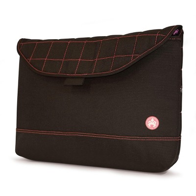 Mobile Edge Sumo Nylon Sleeve 13.3" Ultrabooks or 13" MacBook screens Black w/Pink Stitching