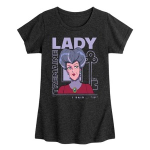 Girls' - Disney - Lady Tremaine Fitted Short Sleeve Graphic T-Shirt - 1 of 4