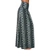 Women's Stylish Spandex Flare Maxi Skirt - Comfy Fold-Over Design Long Skirt for Effortless Style #2 - 4 of 4