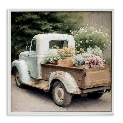Stupell Industries Country Florals in Truck, 17" x 17"