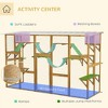 Resenkos Cat Cage, Cat Crate Kennel Enclosure Playpen,Catio Playground Cat Window Box Outside Enclosure for Multiple Cats w/ Shelves & Bridges, Yellow - 3 of 3