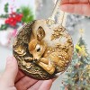 Lomsoe Christmas Ornaments Christmas Deer Ceramic Ornaments Christmas Tree Hanging Decor Christmas Gift Christmas Decor - 2 of 4