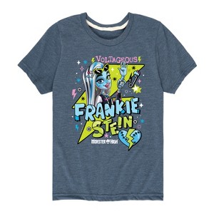 Boys' - Monster High - Frankiestein Voltageous Short Sleeve Graphic T-Shirt - 1 of 4