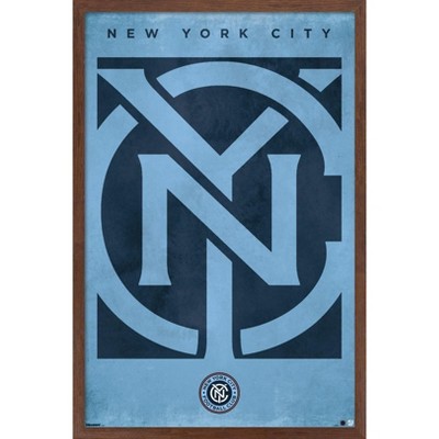 Trends International MLS New York City FC - Logo 25 Framed Wall Poster Prints