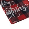Unique Bargains Christmas Place Mats Flax Black Red White 11.8"x17.7" 2Pcs - 4 of 4