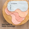 KeaBabies 4pk Hallo Baby Burp Cloths, Organic Cotton Burp Cloth for Girls, Boys, Soft & Absorbent Burping Cloths - 2 of 4