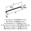 Amerock Balon Pull for Cabinets, Drawers, and Furniture - 3 of 4