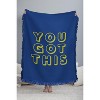 socoart You Got This Blue Woven Throw Blanket - Deny Designs - 3 of 4