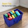 Oversized Mobile Bag With Reinforced Handle, Heavy-duty Storage Handbag, Used For Storing Clothes, Moving Supplies, Christmas Gifts, Sundries - 4 of 4