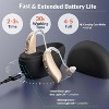 MEDca Rechargeable Hearing Aids for Seniors, BTE Digital Hearing Amplifiers w/ Intelligent Noise Cancelling, 4 Modes, Behind Ear Hearing Aid PSAP - 3 of 4
