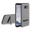 Reiko Samsung Galaxy S8 Edge /S8+/ S8 Plus Denim Texture TPU Protector Cover in Gray - 2 of 4