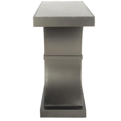 Dryden Distressed Black 40" Transitional Wood Console Table