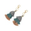 Unique Bargains Three-Layer Tassel Shoelace Charms 1 Pair - 4 of 4