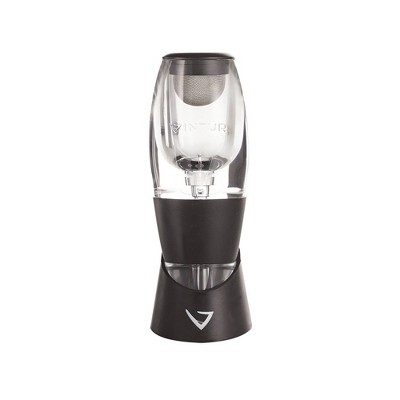 Vinturi Red Wine Aerator with No Drip Base - Black