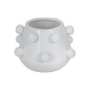 Modern Ceramic Planter with Textured Bubble Design, Ceramic Indoor & Outdoor Decorative Pot for Home & Garden - 3 of 4