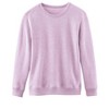 Collections Etc Cozy Heathered Fleece Stylish Crewneck Pullover - 4 of 4