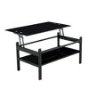 PAGED 30 Inch Barrel Shape Coffee Table Simple Modern Side Table for Indoor and Outdoor, Magnesium Oxide Material - 4 of 4