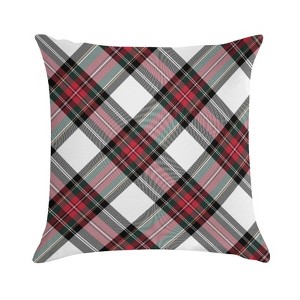 Tartan Plaid Pillow Covers 18x18 Decorative Throw Pillows Soft Square Cushion Covers for Couch Sofa Bedroom - 1 of 1
