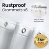 LiBa Super Premium 10G PEVA Bathroom Shower Curtain Liner - Waterproof, Non-Toxic, Extra Thick Plastic with Rustproof Grommets - 4 of 4