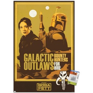 Trends International Star Wars: The Book of Boba Fett - Galactic Outlaws Unframed Wall Poster Prints - 1 of 4
