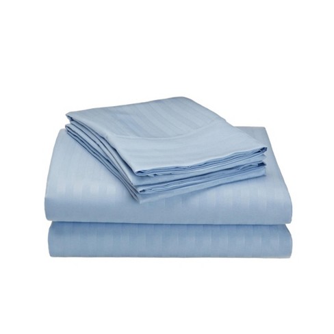 Linen Flat Sheet, Oceanic Green Blue