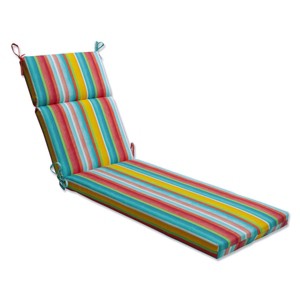 Pillow Perfect - Outdoor Chaise Lounge Cushion Dina - 1 of 4
