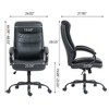 Vynxaria High backrest PU material office chair - 2 of 4