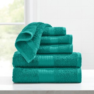 BrylaneHome BH Studio 6 Piece Bath Towel Set - 1 of 3