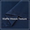 Waterproof Waffle Weave Textured Kitchen Valances for Windows 60"x15", Washable Short Window Curtains for Bathroom, Living Room, or Bedroom - 4 of 4