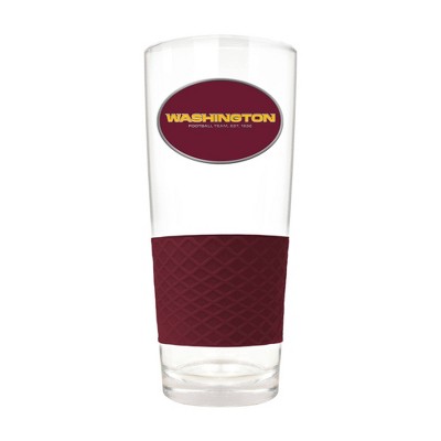 NFL Washington Football Team 22oz Pilsner Glass with Silicone Grip