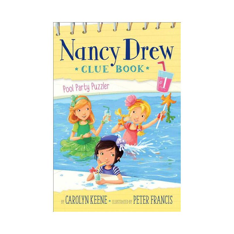 Pool Party Puzzler - (Nancy Drew Clue Book) by  Carolyn Keene (Paperback), 1 of 2