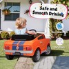 Licensed Shelby GT350 12V Toddler Ride on Toys Cars, Kids Electric Vehicle w/Remote Control, Soft Start, Rear Suspension, Bluetooth, 3 Point Safe Belt - 3 of 4