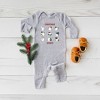 The Juniper Shop Christmas Spirits Red Words Baby Romper - 2 of 3
