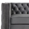3-Pieces Couches for Living Room Chair, Loveseat and Sofa Dutch Velvet Top- Morden Fort - 3 of 4