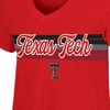 NCAA Texas Tech Red Raiders Women's V-Neck T-Shirt - image 3 of 3