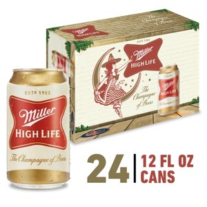 Miller High Life Beer - 24pk/12 fl oz Cans - 1 of 4