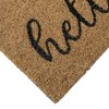 Northlight Natural Coir "Hello Pumpkin" Autumn Harvest Doormat 18" x 30" - 4 of 4