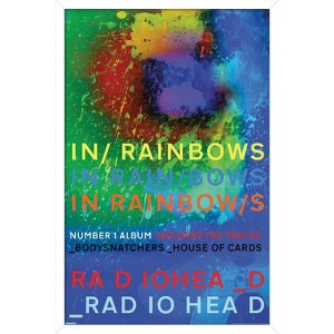 Trends International Radiohead - In Rainbows Album Art Framed Wall Poster Prints - 1 of 4