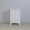 Modern 3-Drawer Nightstand with USB Ports and AC Charging Station, 18in Bedside Table for Smart Bedroom Setup-3irtyhousy - 2 of 4