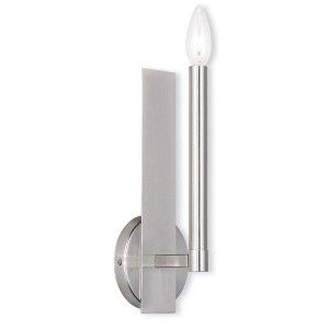 Livex Lighting Alpine 1 - Light Wall Light in  Polished Nickel - 1 of 1