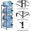 DOMETOUR 4-Layer Kettle Rack, 5-Gallon Detachable Water Bottle Rack Organizer Storage Rack Black - 4 of 4
