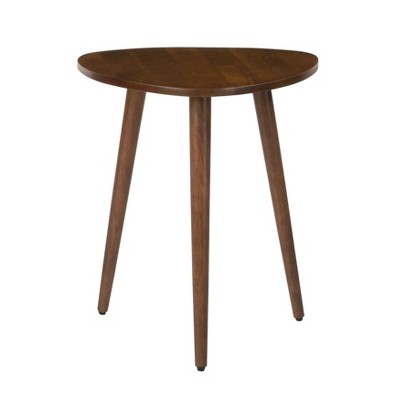 MH London Bond 20" Solid Wood End Table Triangular Top