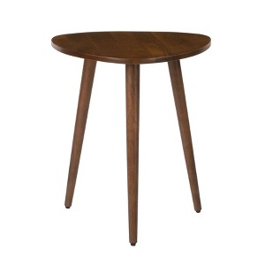 MH London Bond 20" Solid Wood End Table Triangular Top - 1 of 4