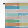 Jacqueline Maldonado Dreamy Watercolor Dashes Multi Set of 2 Panel Sheer Window Curtain - Deny Designs - 4 of 4